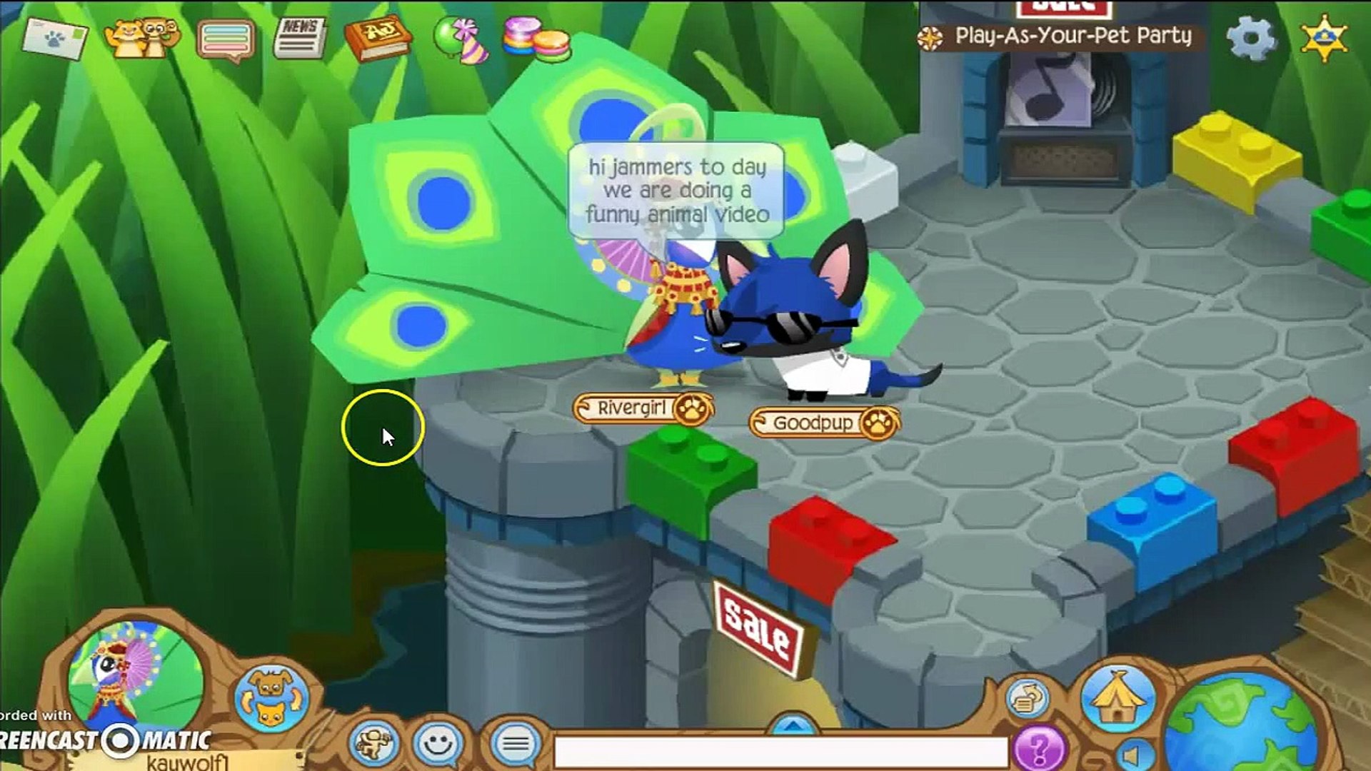 ⁣animal jam funny pets