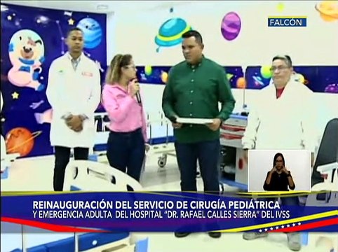 Falcón | Hospital Dr. Rafael Calles Sierra reinaugura servicio de cirugía pediátrica