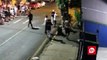 Câmera flagra açougueiro sendo espancado por jovens em Apucarana