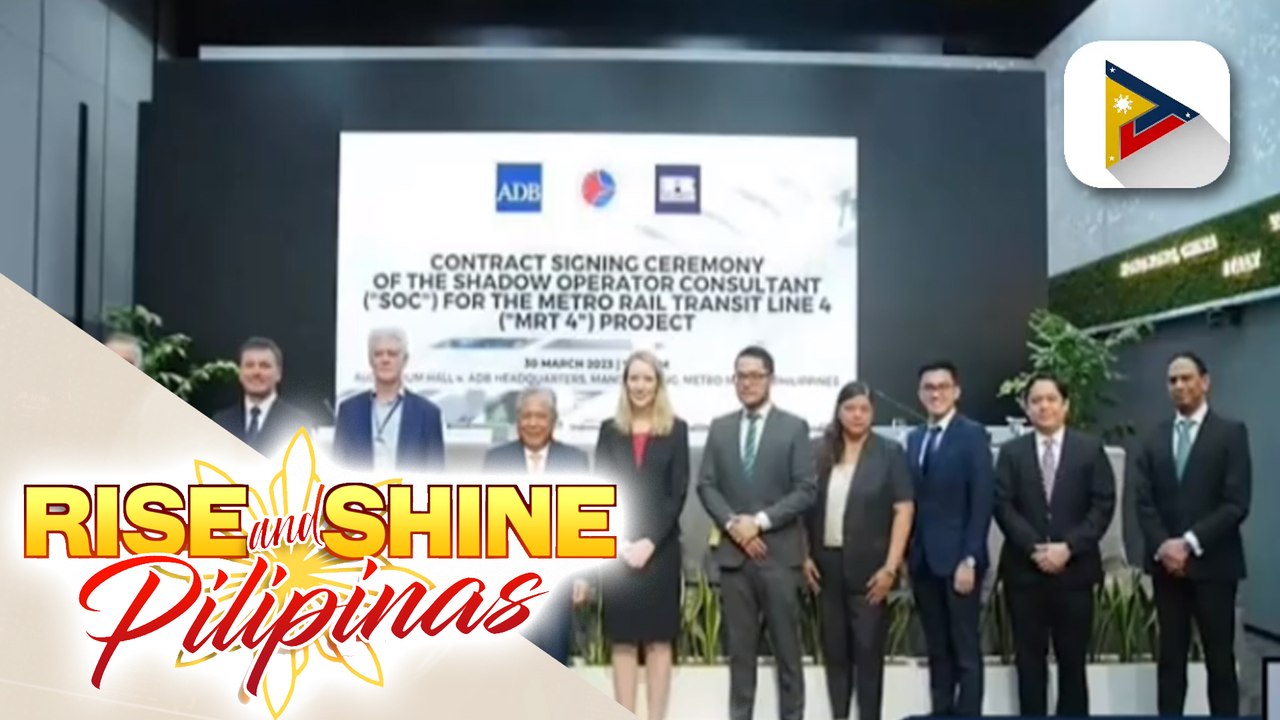 DOTr at Ricardo Rail Australia Party Limited, lumagda sa kontrata para sa pagpapatayo ng MRT-4