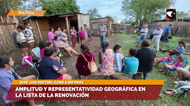 SALA CINCO José Luis Pastori presentó sus propuestas como candidato a Diputado Provincial