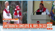 cartografía concluyo al 100% en Santa Cruz