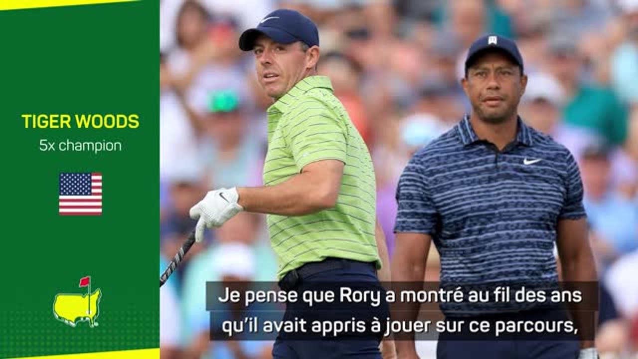 Masters - Woods : "McIlroy gagnera le Masters, ce n'est qu'une question de temps"