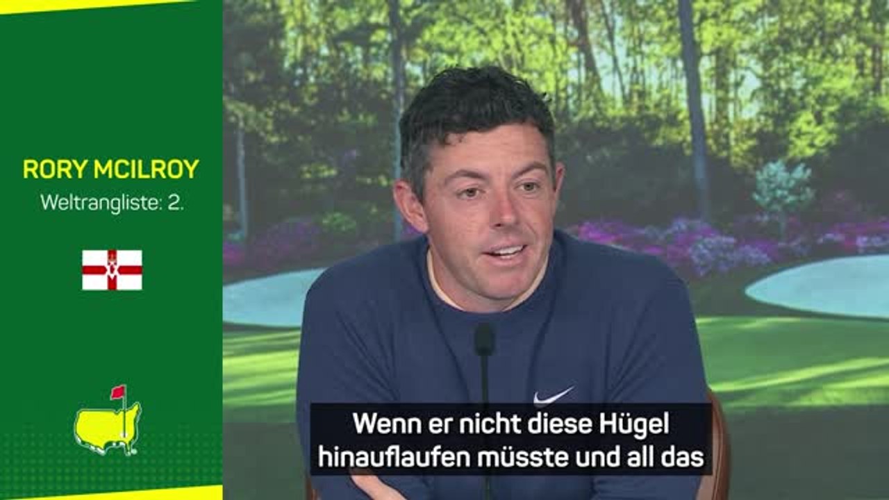 Mcilroy: tiger wäre ohne die vielen hügel favorit