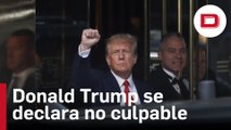 Trump abandona el tribunal después de escuchar los cargos y declararse no culpable