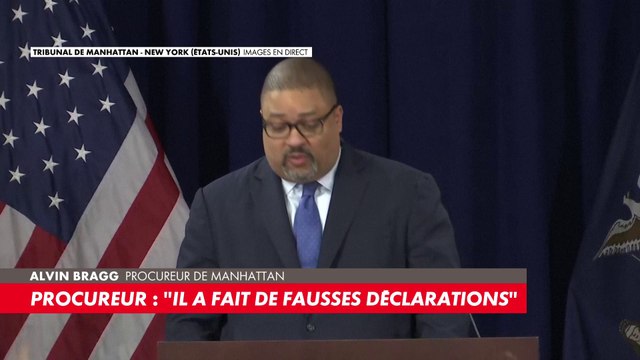 Le procureur Alvin Bragg sur l'inculpation de Donald Trump : «Ce virement de 130 000 dollars dépasse les limites de contribution financières des campagnes»