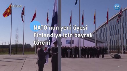 NATO’nun Yeni Üyesi Finlandiya İçin Bayrak Töreni