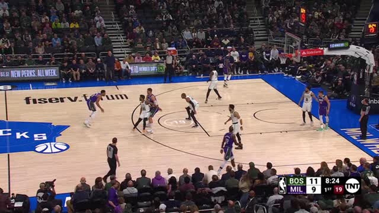 Highlights: Celtics nehmen die Bucks am Geweih