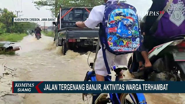 Tak Kunjung Surut, Banjir di Cirebon Masih Rendam Permukiman Warga