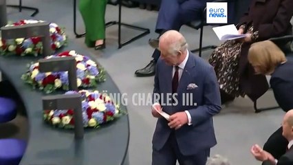 Er spricht Deutsch: Charles III. ist erster König im Bundestag in Berlin