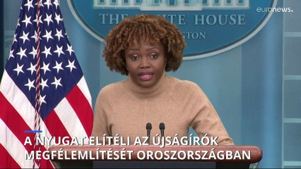 A Nyugat elítéli az újságírók megfélemlítését Oroszországban