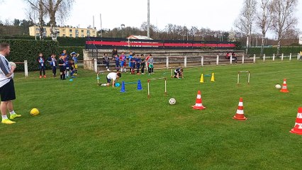 Entraînement école de foot