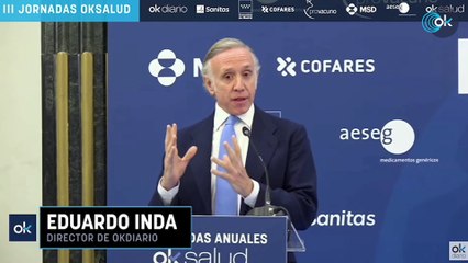 Eduardo Inda inaugura las III jornadas de Oksalud