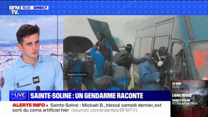 "Je me suis dit 'ils vont me tuer'": ce gendarme présent à Sainte-Soline raconte