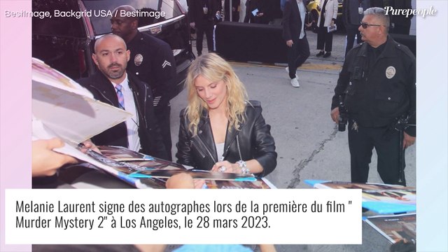 Mélanie Laurent maman et séparée de son mari, sa vie à Los Angeles terminée !