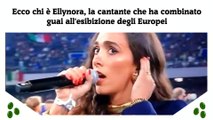 Ecco chi è Ellynora, la cantante che ha combinato guai all'esibizione degli Europei