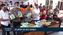 2 Kurir Sabu Jaringan Internasional Diringkus Personel Polres langkat