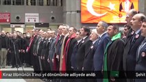 Şehit Savcı Mehmet Selim Kiraz ölümünün 8'inci yıl dönümünde adliyede anıldı