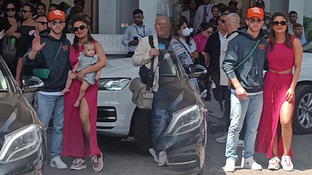 Priyanka Chopra Nick Jonas Daughter Malti Marie का First Time India Arrival Video Viral । Boldsky