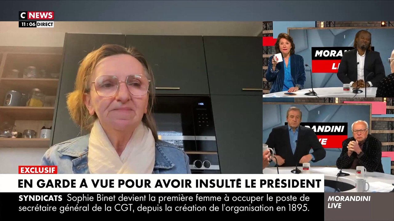 EXCLUSIF - Valérie, interpellée chez elle pour avoir traité Emmanuel Macron "d'ordure" sur Facebook, témoigne pour la première fois dans "Morandini Live": "J’ai passé 8h en garde à vue" - Regardez