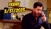 B&B 3-31-2023 -- CBS The Bold and the Beautiful Spoilers Friday, March 31