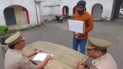योगीराज.....में पुलिस का खौफ बरकरार, एनकाउंटर के डर से थाने पहुंचाकर इनामी बदमाश "सरेंडर"