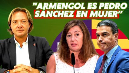 Jorge Campos (VOX) y la tronchante comparación de Armengol con su ‘amo’ Sánchez