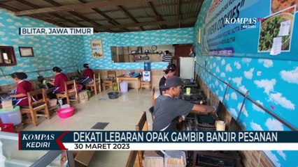 Jelang Lebaran, Produsen Opak Gambir Kebanjiran Pesanan