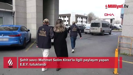 Şehit savcı Kiraz'la ilgili skandal paylaşım! İfadesi ortaya çıktı