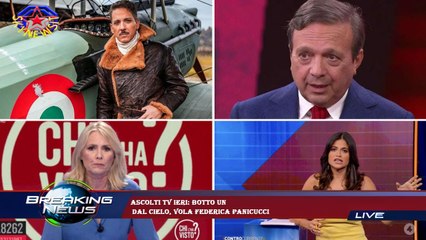 Ascolti tv ieri: botto Un  dal cielo, vola Federica Panicucci