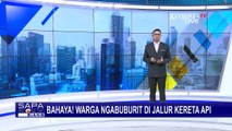 Warga di Purwakarta Ngabuburit di Jalur Kereta Api, TIDAK UNTUK DITIRU!