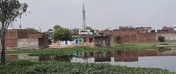 संकटमोचन तालाब के भराव क्षेत्र में अतिक्रमण