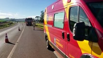 Jovem fica ferido após sair da pista na rodovia BR-467, em Cascavel