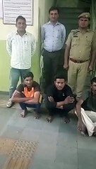 दस साल से फरार चल रहे तीन स्थाई वारंटियों को दबोचा