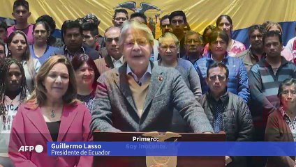 Presidente de Ecuador rechaza juicio político sin "pies ni cabeza" en su contra