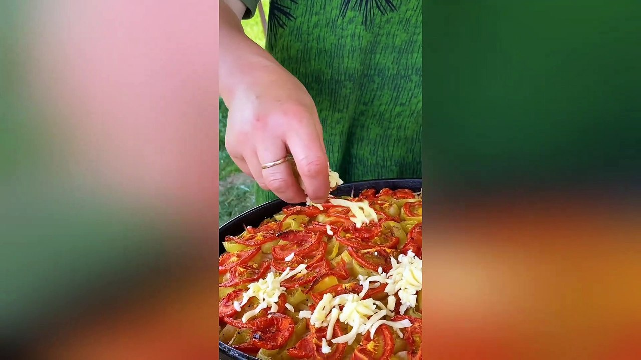 Cooking a Delicious and Nourishing Lunch in Oriental Style! Relaxing Videos in the Mountains