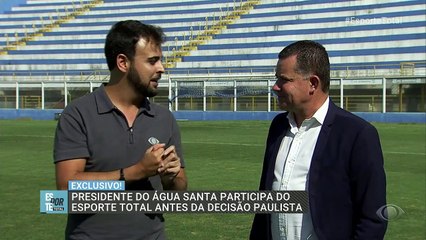 Presidente do Água Santa: "Ainda não fizemos história"  31/03/2023 10:24:24