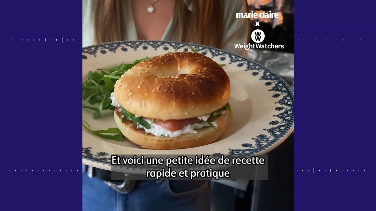 En cuisine avec Weight Watchers : le bagel au saumon