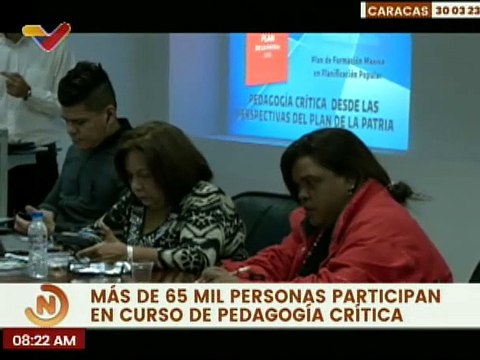 Se realizó curso de Pedagogía Crítica, el cual contó con la participación de más de 65 mil personas