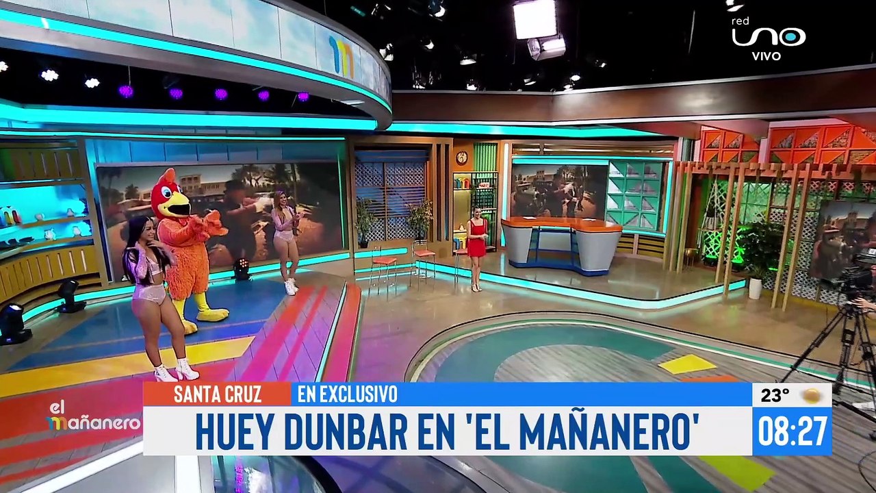 Huey Dunbar, cantante y exvocalista de la agrupación DLG (Dark Latin Groove) llegó al set de El Mañanero a ponerle ritmo, alegría y energía