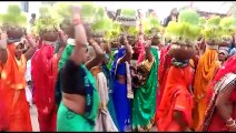 Jawar's procession taken out, akhada parties showed stunts