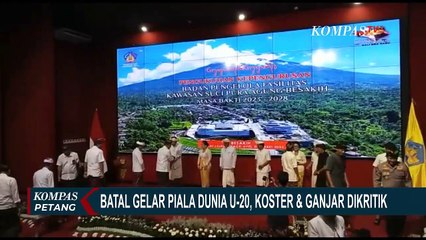 Download Video: Indonesia Batal Gelar Piala Dunia U-20, Wayan Koster dan Ganjar Dikritik