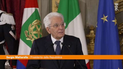 Mattarella "La libertà non è piena se non ne godono tutti"