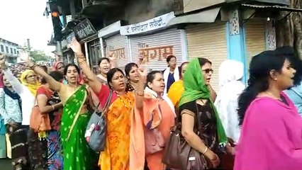 Hundreds of workers took out a rally,