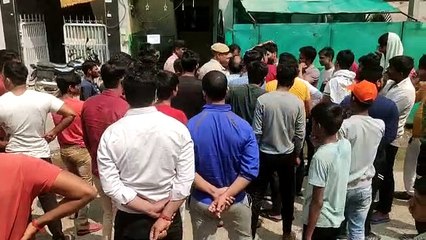 कॉलोनीवासियों ने जताया धार्मिक कार्यक्रम का विरोध