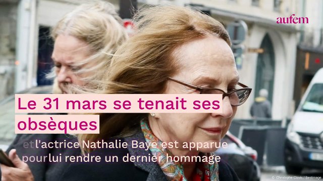 Obsèques de Marion Game : Nathalie Baye éreintée, soutenue par Dominique Besnehard