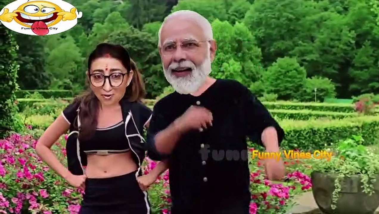 Dil To Pagan Hai Song |  Modi Ji And Smriti  | Funny Dance Version
