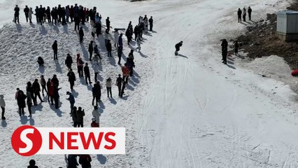 Fun freeski event hosted by NE China snow resort