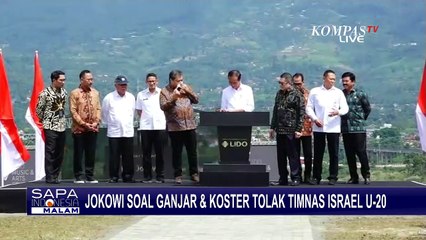 Ditanya soal Ganjar dan Koster Tolak Timnas Israel, Begini Jawaban Jokowi!