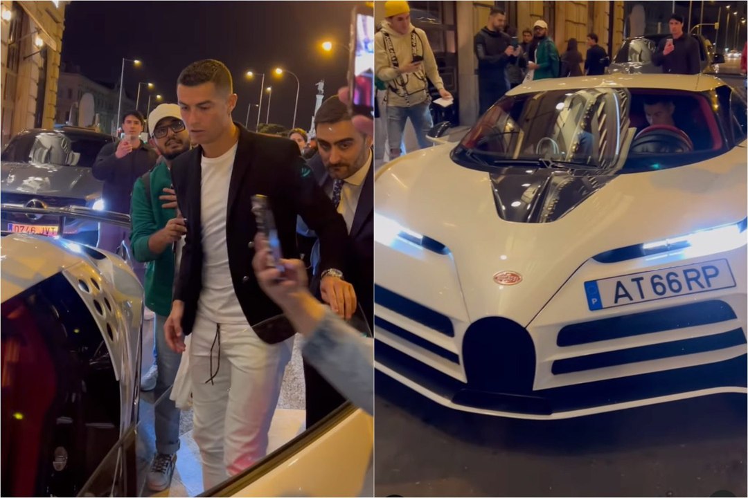Cristiano Ronaldo et son exceptionnelle Bugatti à 9M€